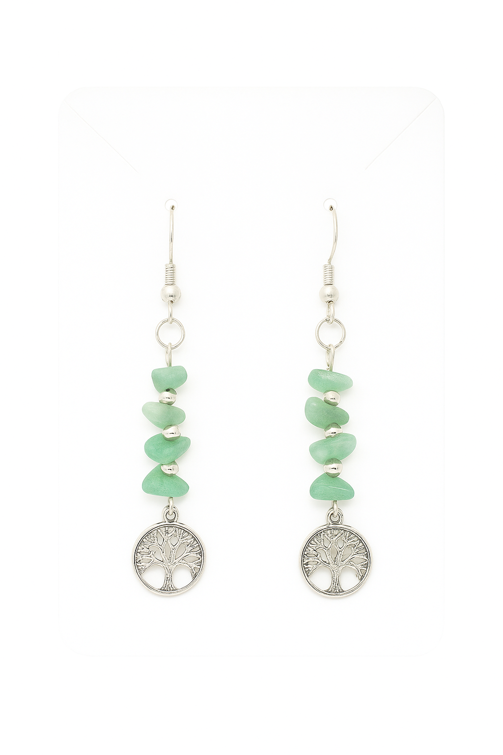 Crystal Earrings (Tree of Life)
