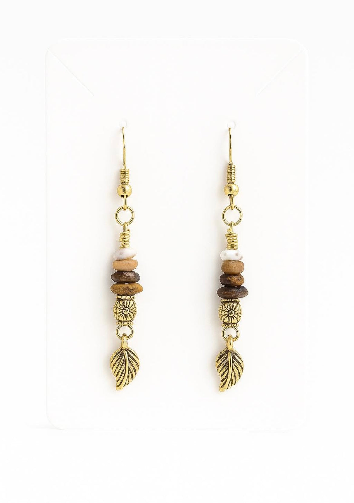 Tribal Leaf Earrings
