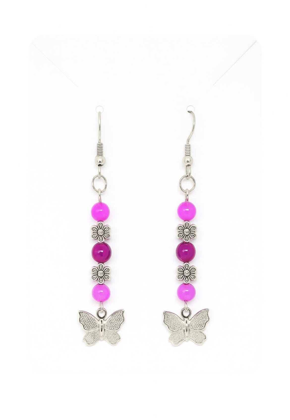 Flower Butterfly Earrings